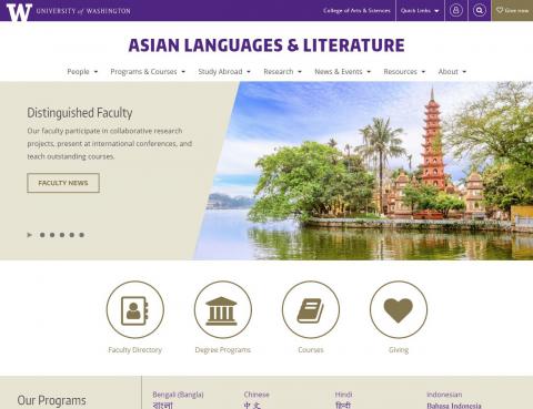 UW Department of Asian Languages & Literature