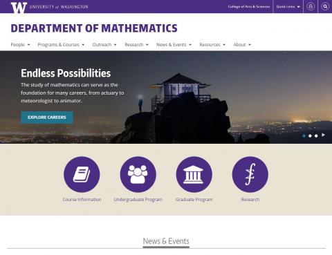 UW Department of Mathematics